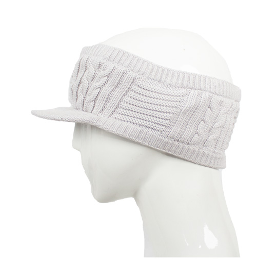 هدبند نقاب دار آران لیس لیس طرح مارپیچ هدبند-بافت-سفید