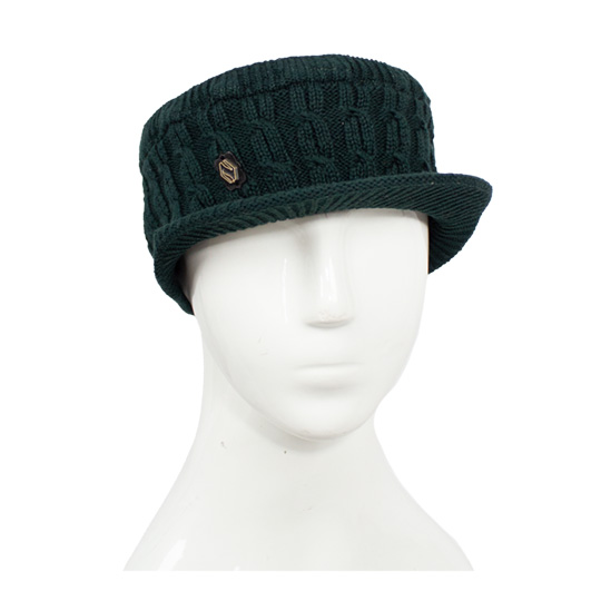 هدبند نقاب دار آران مارپیچ هدبند-بافت-نقاب-دار-سبزه-تیره