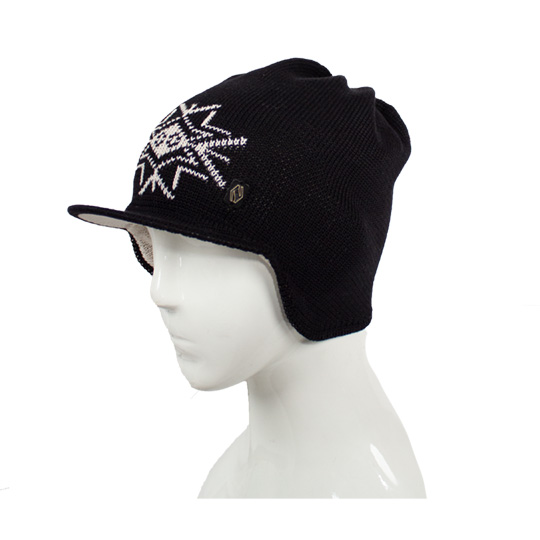 کلاه نقاب دار ژاکارد طرح گل 2