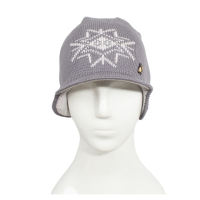 کلاه نقاب دار ژاکارد طرح گل کلاه بافت روگوشی سبز