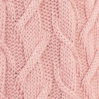 سه تکه آران طرح برگ کلاه پوم دار و شال و دستپوش کرم