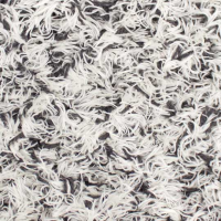 سه تکه آران ضربدری با نخ پرز کلاه فرانسوی شال گردنی و دستپوش با نخ پرز طوسی تیره