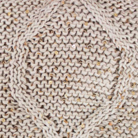 دو تکه آران لوزی با نخ پولک کلاه پوم دار و شال رینگی داخل خز نخ پولک سبز