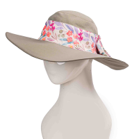 کلاه پاپیون بندی طرح آبرنگی بغل پاپیون پرچی طرح آبرنگی یاسی