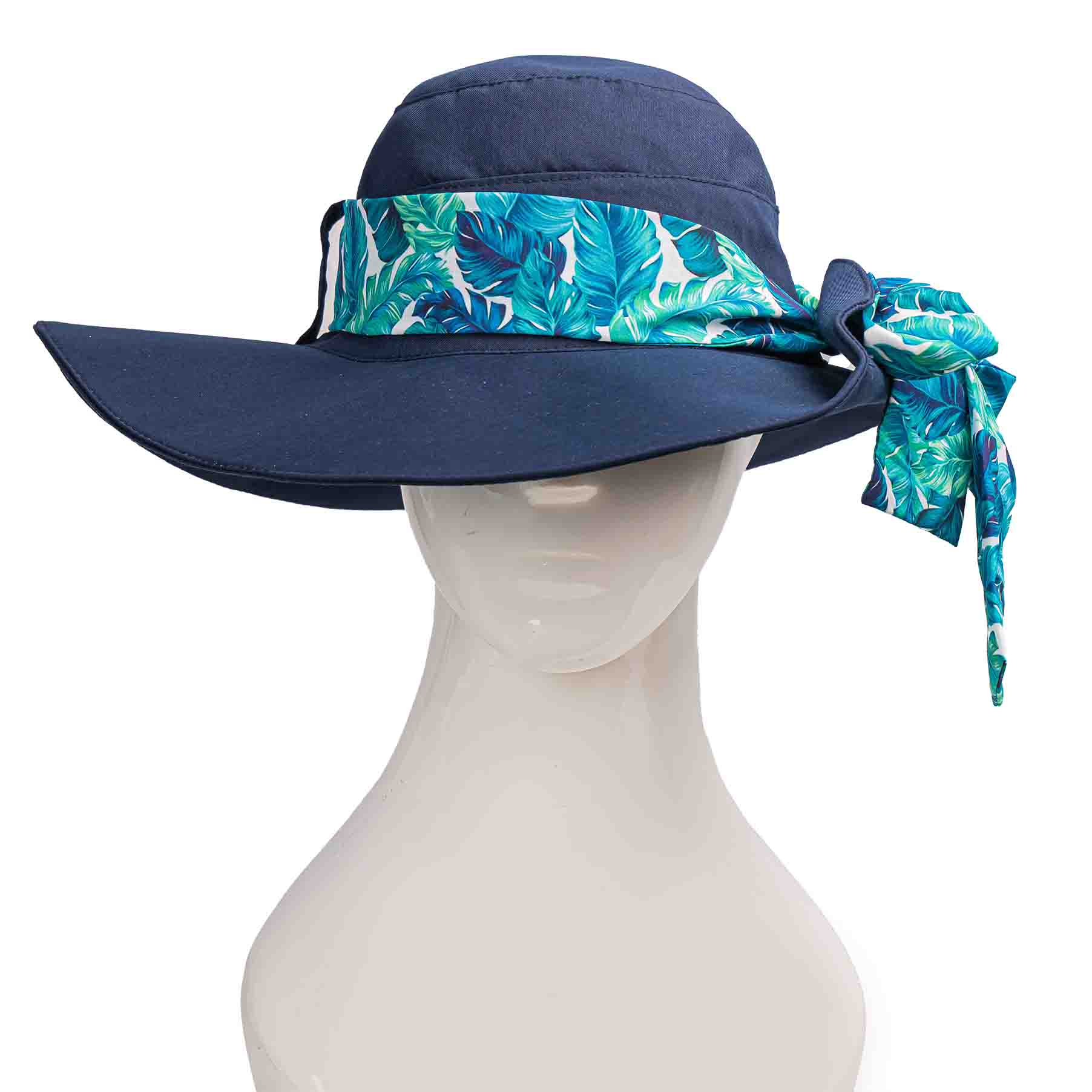 کلاه بغل پاپیون طرح هاوایی برگی بغل-پاپیون-پرچی-طرح-هاوایی-برگی-سبز-سورمه-ای