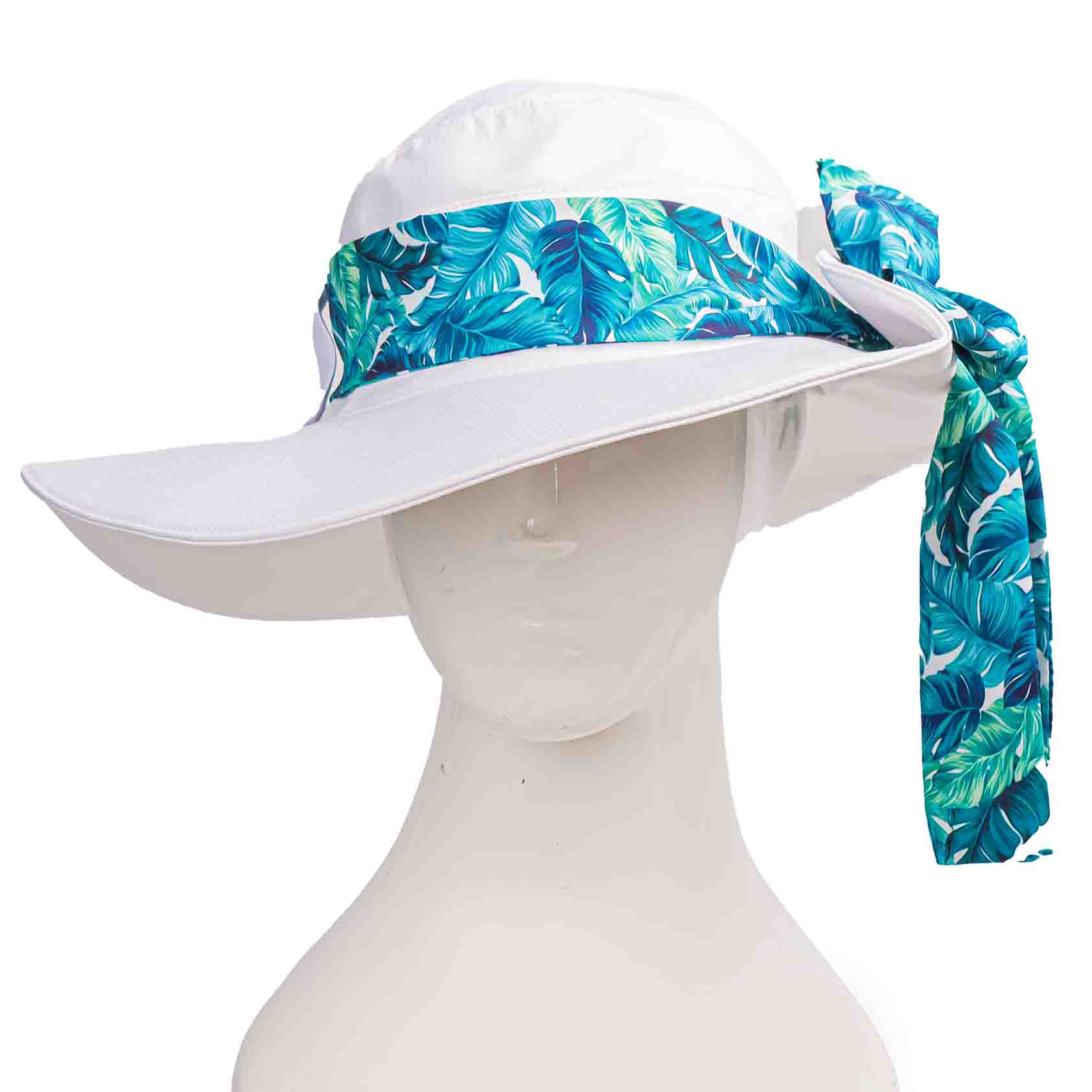 کلاه بغل پاپیون طرح هاوایی برگی کلاه-بغل-پاپیون-پرچی-طرح-هاوایی-برگی-سبز