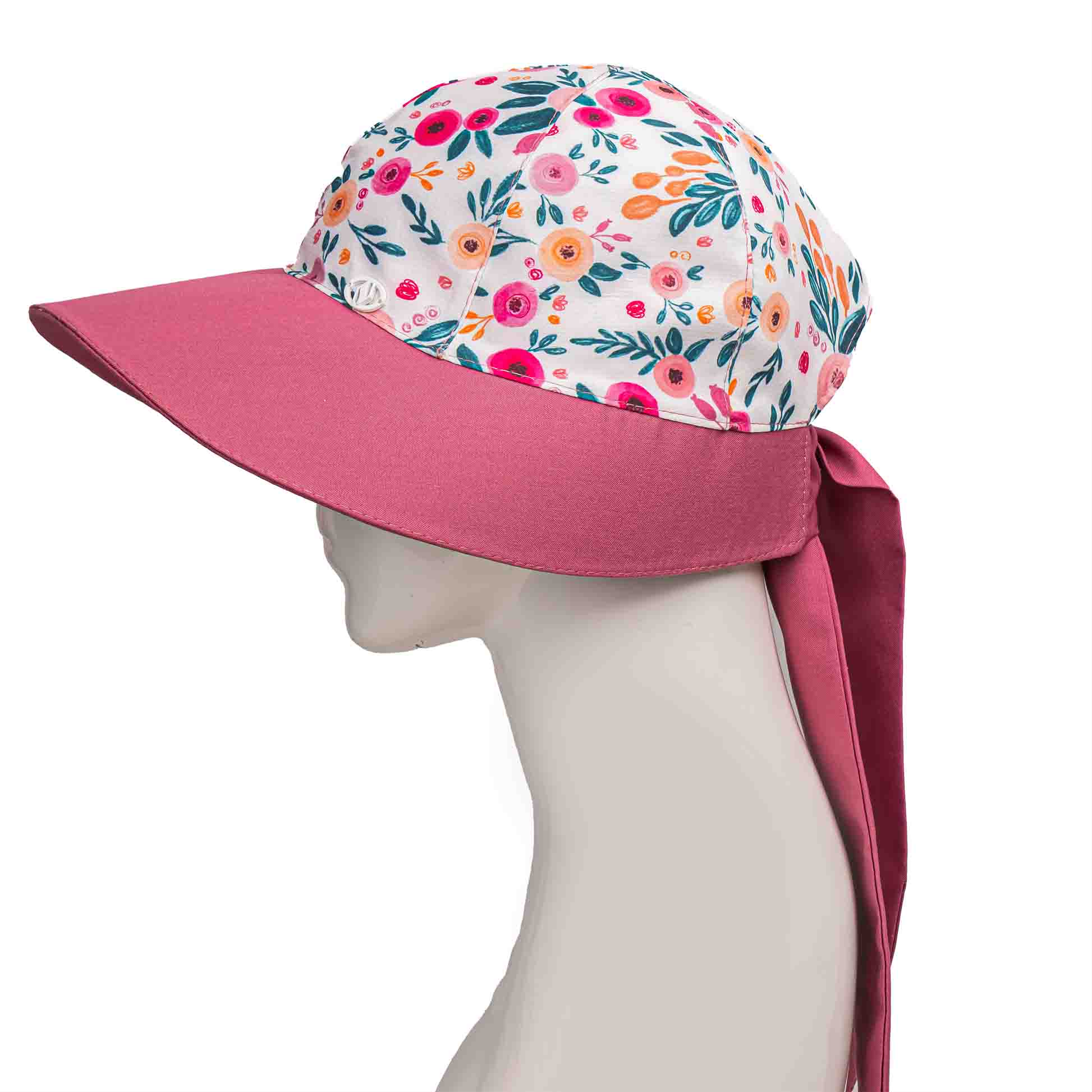 کلاه شش پر نقاب بلند گل سرخابی کلاه-دورو-شش-پر-نقاب-گل-سرخابی