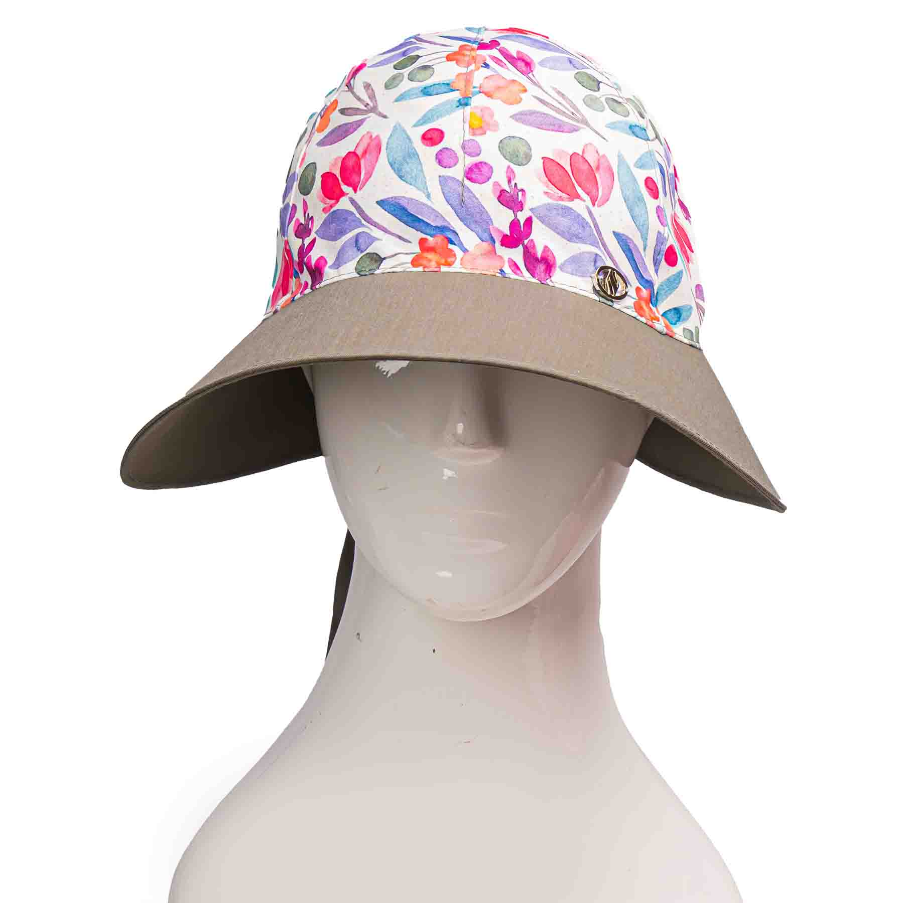 کلاه شش پر نقاب بلند گلدار طرح آبرنگی کلاه-شش-پر-نقاب-طرح-آبرنگی