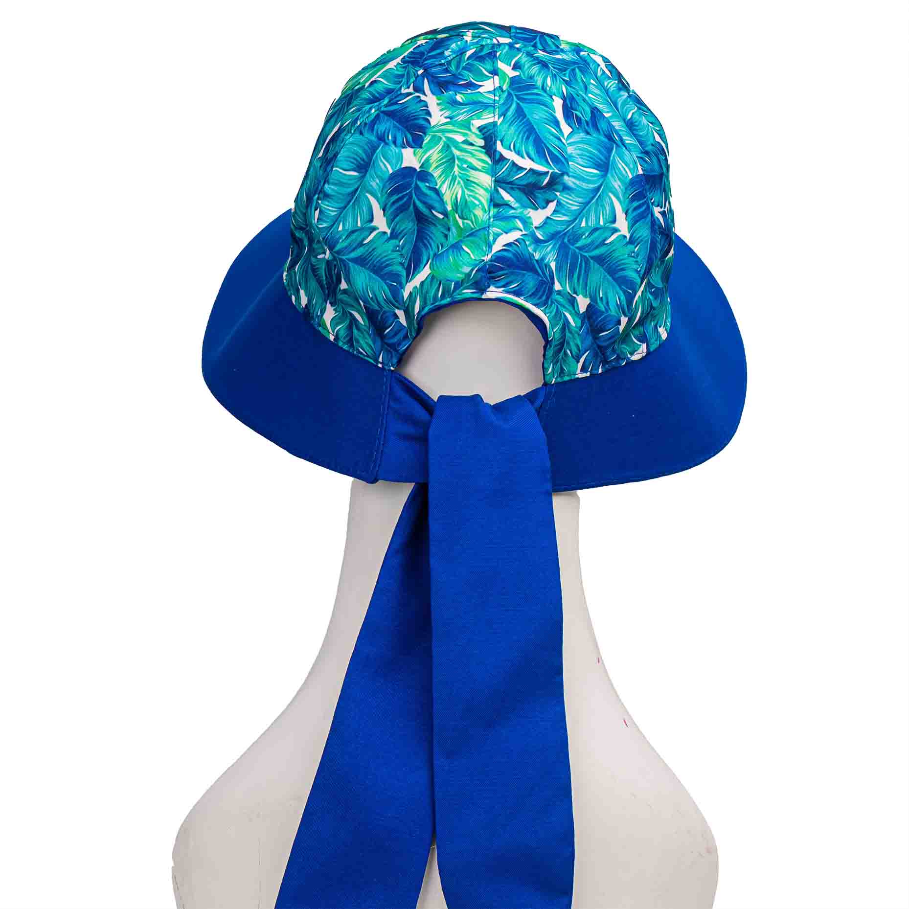 کلاه شش پر نقاب هاوایی برگی سبز کلاه-شش-پر-نقاب-بلند-هاوایی-برگی-سبز-آبی
