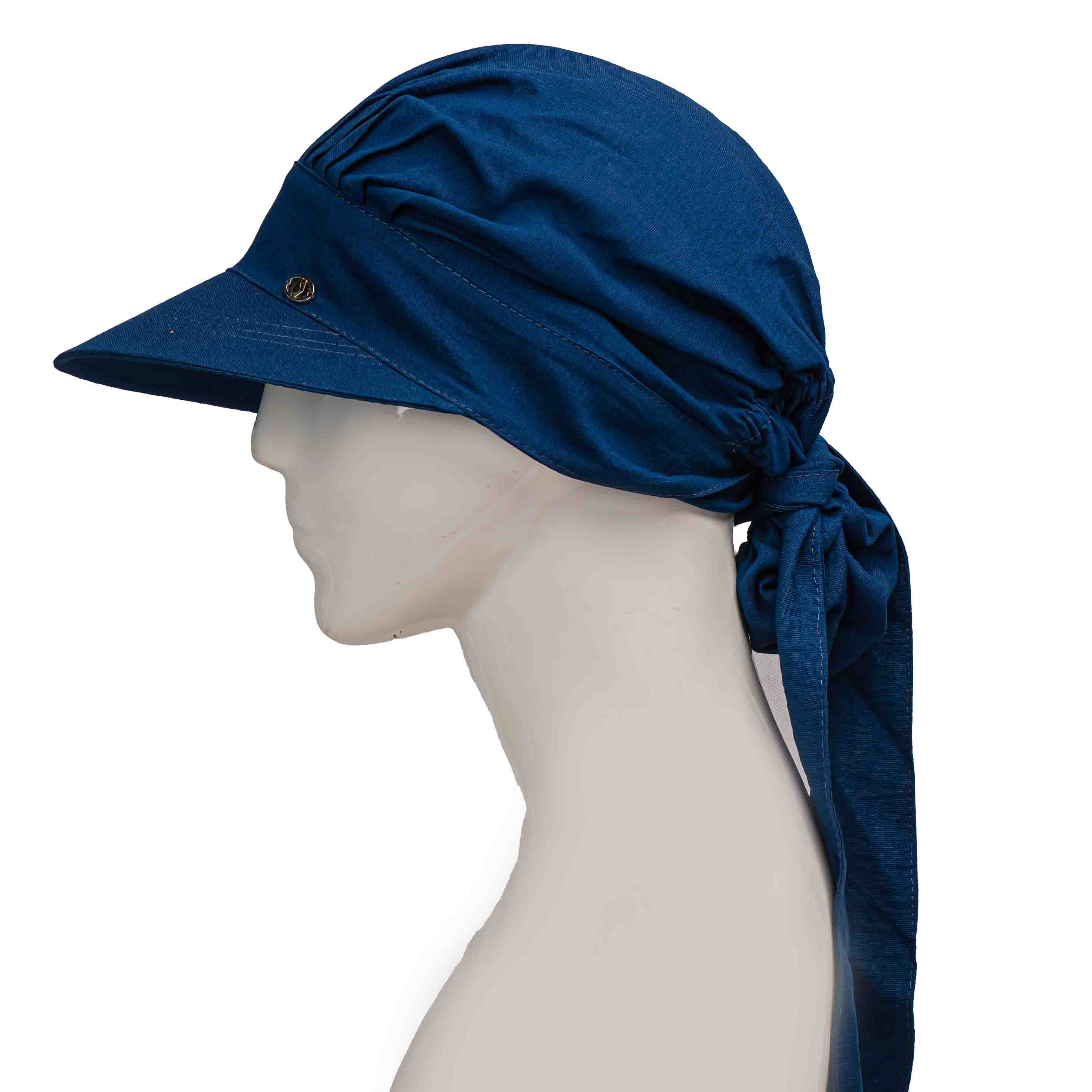 کلاه پشت کش دار ساده پشت-کش-دار-سرمه-ای