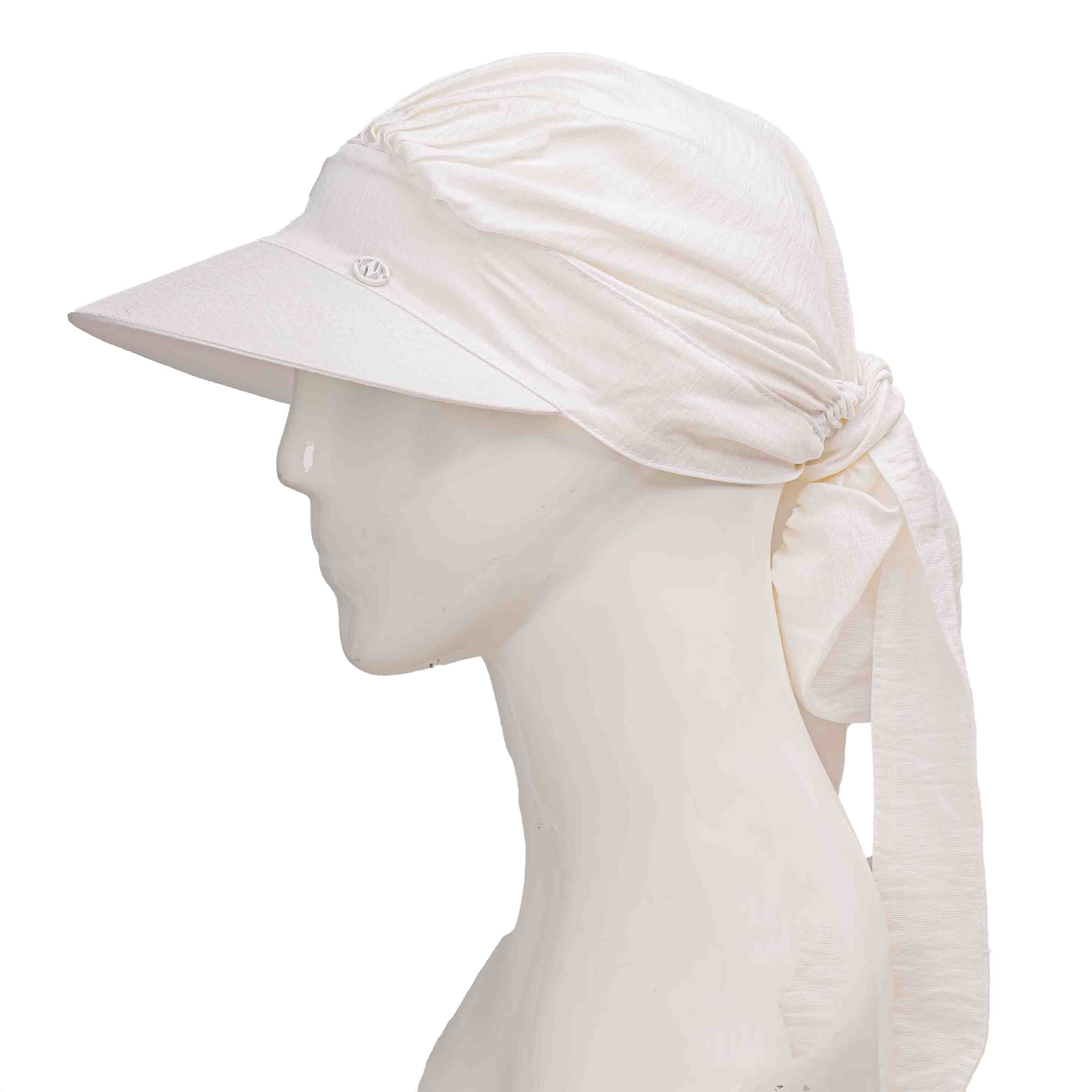 کلاه پشت کش دار ساده پشت-کش-دار-سفید