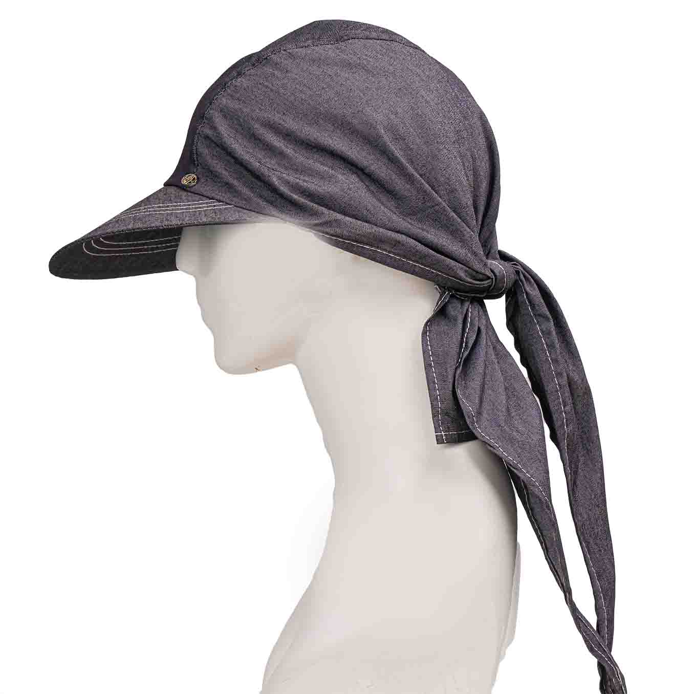 کلاه گره ای یکرو جین طوسی تیره کلاه-گره-ای-یکرو-جین