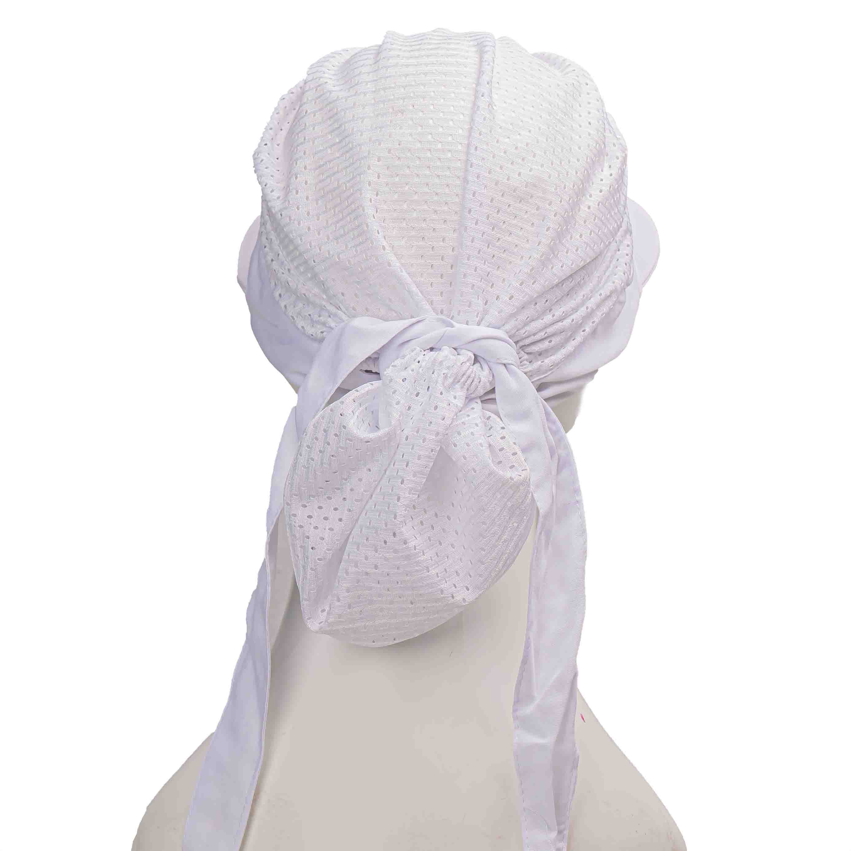 کلاه پشت کش دار ساده توری پشت-کش-دار-توری