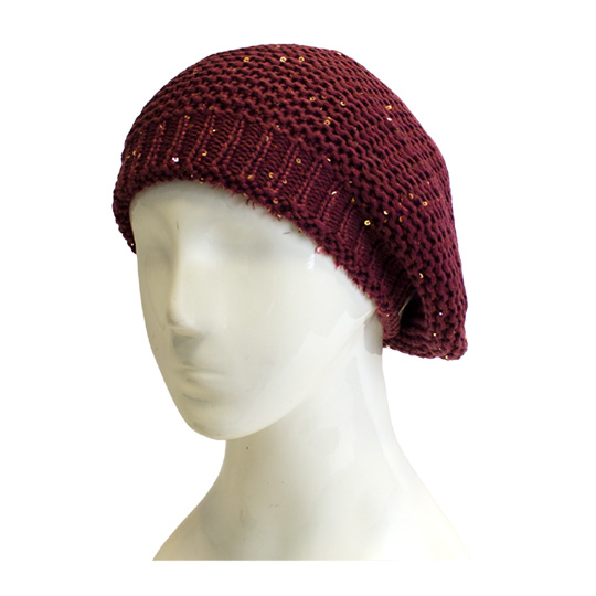 کلاه فرانسوی لیس لیس نخ پولک کلاه-فرانسوی-قرمز