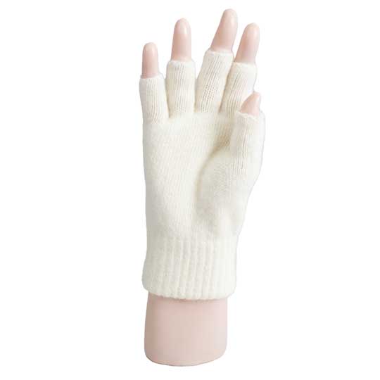 دستکش انگشتی دستکش-انگشتی-سفید-با-لمه