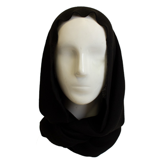 شال رینگی بافت رو ترانسفر شال-رینگی-مشکی