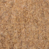 کلاه ریب لب برگرد با نخ پرز کلاه ریب با نخ پرز نسکافه ای روشن