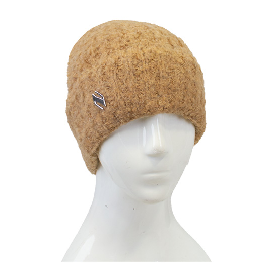 کلاه ریب لب برگرد با نخ پرز کلاه-ریب-با-نخ-پرز-نسکافه-ای-روشن