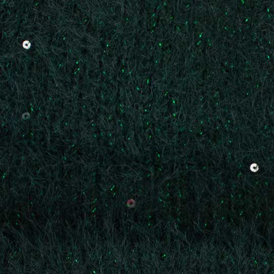 کلاه ریب لب برگرد نخ پولک بافت-پولکی-سبز