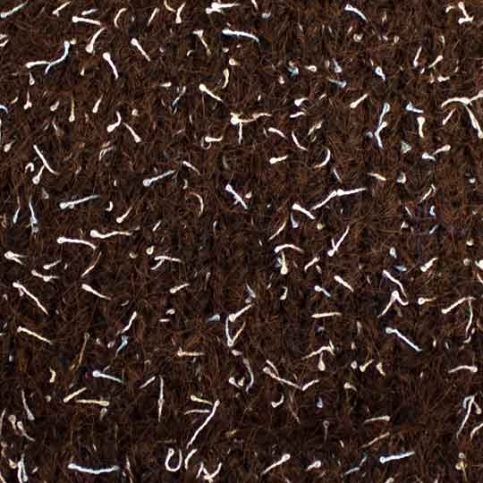 کلاه ریب لب برگرد نخ افکت‌دار بافت-قهوه-ای