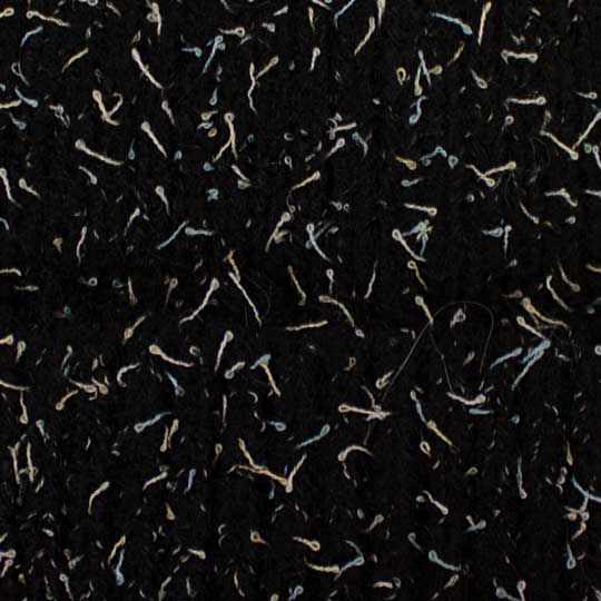 کلاه ریب لب برگرد نخ افکت‌دار بافت-مشکی