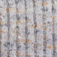 کلاه ریب لب برگرد نخ افکت‌دار دون دون کلاه ریب نخ افکت‌دار دون دون طوسی روشن