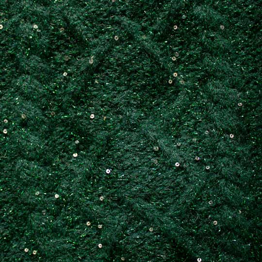 دوتکه آران مارپیچ طرح قلب نخ پولک طرح-قلب-پولک-سبز