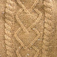 دوتکه آران مارپیچ طرح قلب نخ پولک دوتکه آران مارپیچ طرح قلب پولک سبز