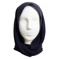 شال بافت رو ساده مثلثی شال مثلثی سرمه‌ای