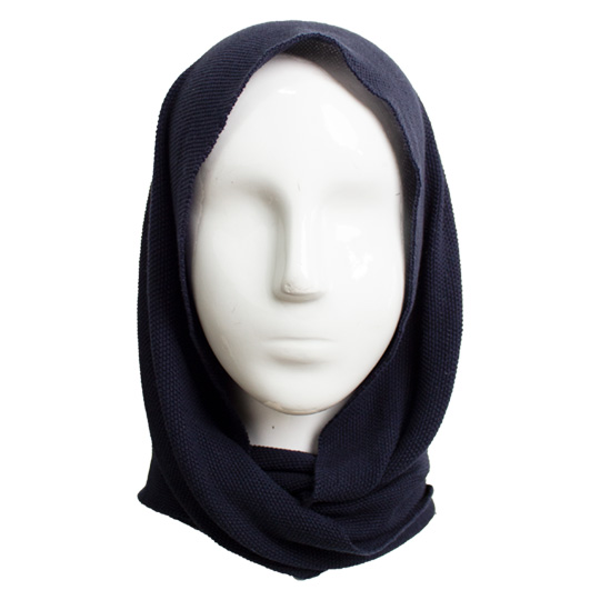 شال بافت رو ساده مثلثی شال-مثلثی-سرمه‌ای