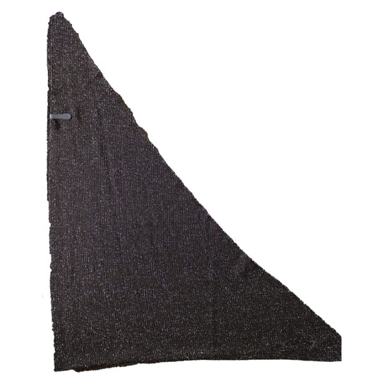 شال مثلثی لمه‌دار مثلثی-لمه‌دار-مشکی