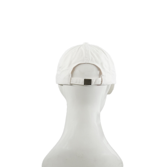 کلاه بیسبالی کتان ساده کتان-سفید