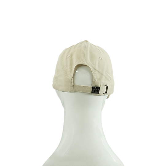 کلاه بیسبالی کتان ساده کتان-کرم