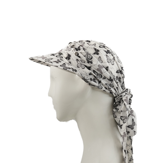 کلاه پشت کش دار طرح پروانه خطی پشت-کش-دار-پروانه