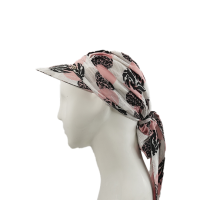 کلاه پشت کش دارطرح دایره پلنگی پشت کش دار پلنگی