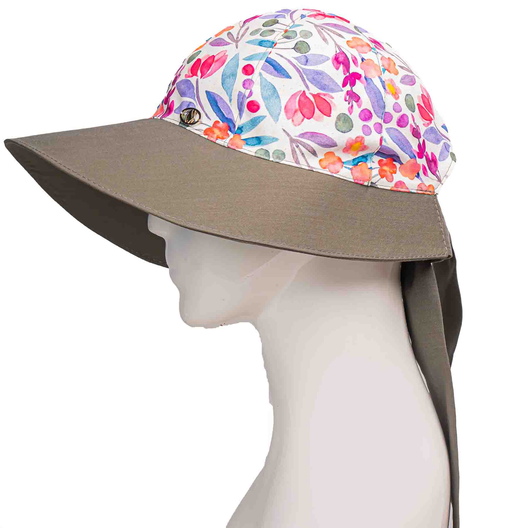 کلاه شش پر نقاب بلند گلدار طرح آبرنگی شش-پر-نقاب-طرح-آبرنگی