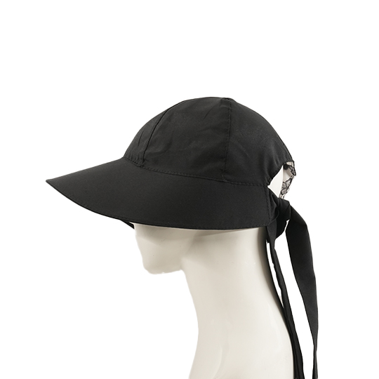 کلاه شش پر نقاب بلند طرح پروانه خطی مشکی