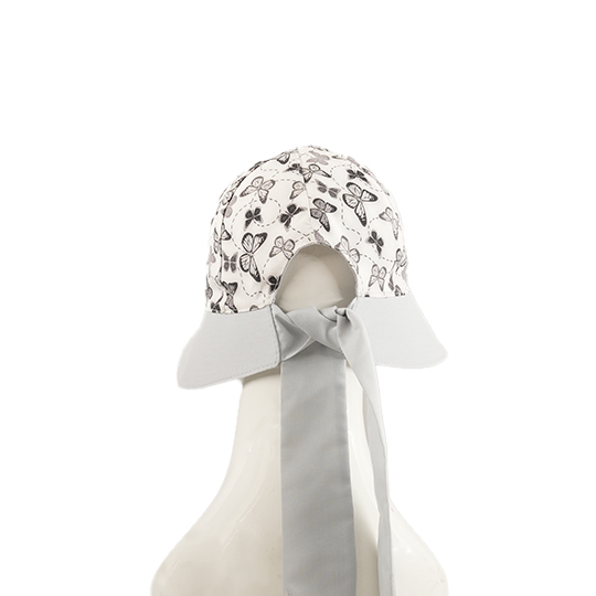 کلاه شش پر نقاب بلند طرح پروانه خطی شش-پر-طوسی-روشن