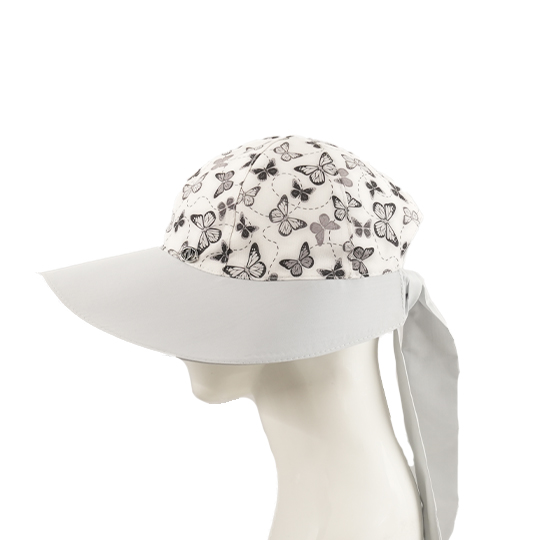 کلاه شش پر نقاب بلند طرح پروانه خطی شش-پر-نقاب-بلند-پروانه-طوسی-روشن