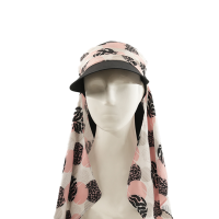 کلاه کلن رو طرح دایره پلنگی کلن رو پلنگی مشکی