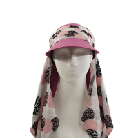 کلاه کلن رو طرح دایره پلنگی کلن رو پلنگی مشکی