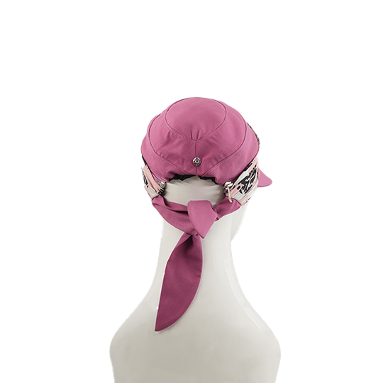 کلاه کلن رو طرح دایره پلنگی کلاه-نقابدار-صورتی-چرک