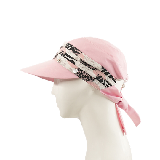 کلاه کلن رو طرح دایره پلنگی کلاه-نقابدار-پلنگی-صورتی-روشن