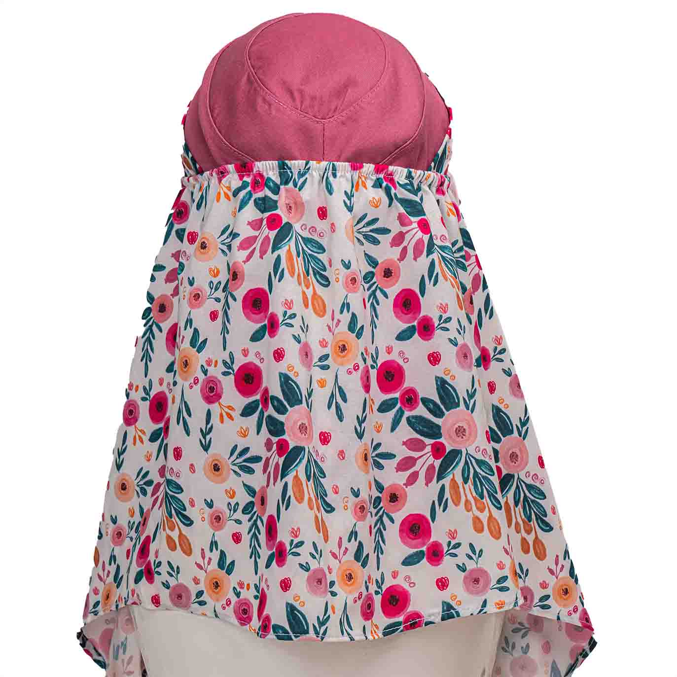 کلاه کلن رو گل سرخابی گل-سرخابی-صورتی-چرک