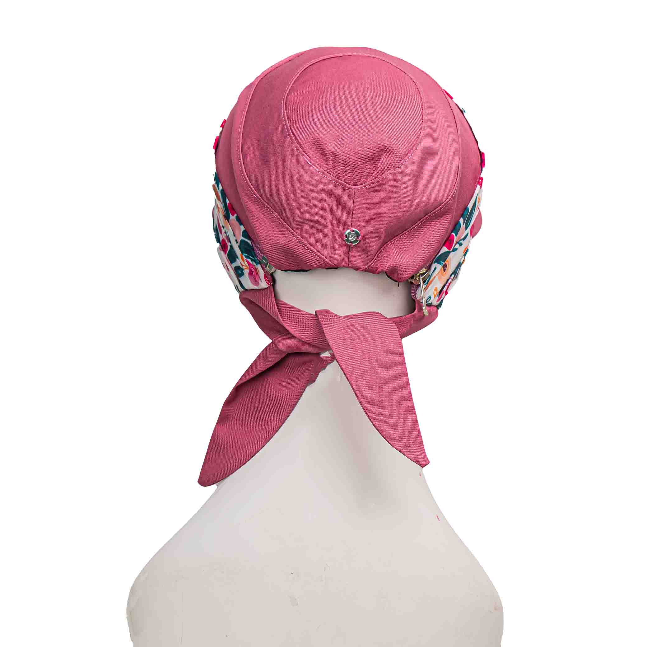 کلاه کلن رو گل سرخابی کلاه-نقابدار-سرخابی-صورتی-چرک