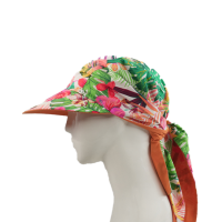 کلاه گره ای طرح هاوایی گل دار کلاه گره ای نقابدار هاوایی برگی