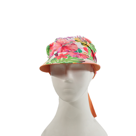کلاه گره ای طرح هاوایی گل دار کلاه-گره-ای-هاوایی-برگی