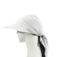 کلاه گره ای دورو سفید مشکی کلاه گره ای دورو نقابدار سفید