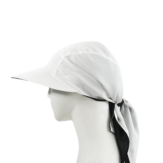 کلاه گره ای دورو سفید مشکی کلاه-گره-ای-دورو-نقابدار-سفید