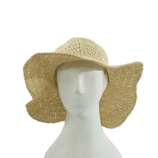 کلاه حصیری طرح گل حصیری-طرح-گل